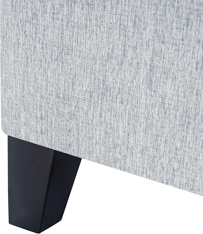 Adeco 18-inch Linen Storage Ottoman