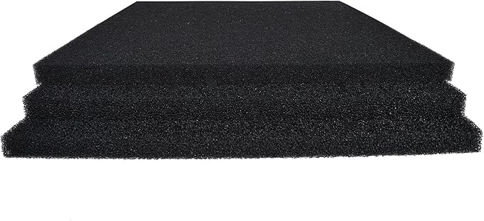 ALEGI Aquarium Sponge Filter Pad, Bio Filter Media Foam Sponges, Cut-to-Size Foam for Fish Tank (20"x20"x1" (35PPI))