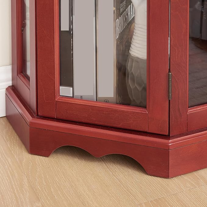 Glass Corner Display Cabinet