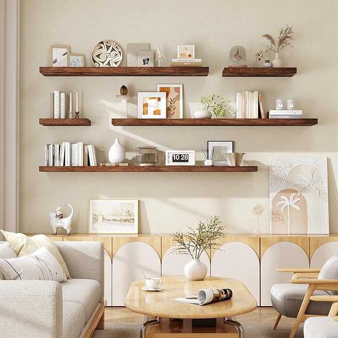 Fun Memories 72 Inch Floating Shelves