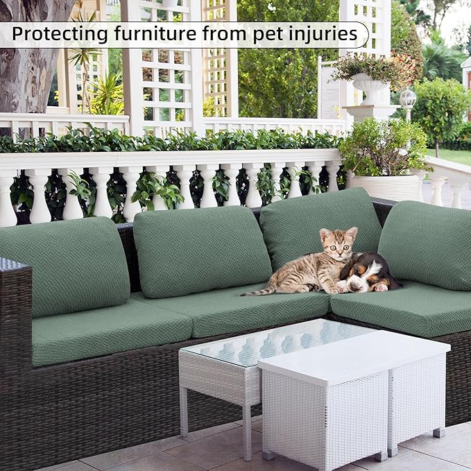 Outdoor Cushion Covers Set, Replacement