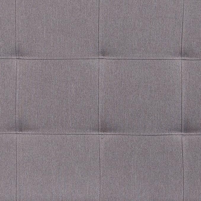 Flash Furniture Bedford Tufted Upholstered Full Size Headboard in Light Gray