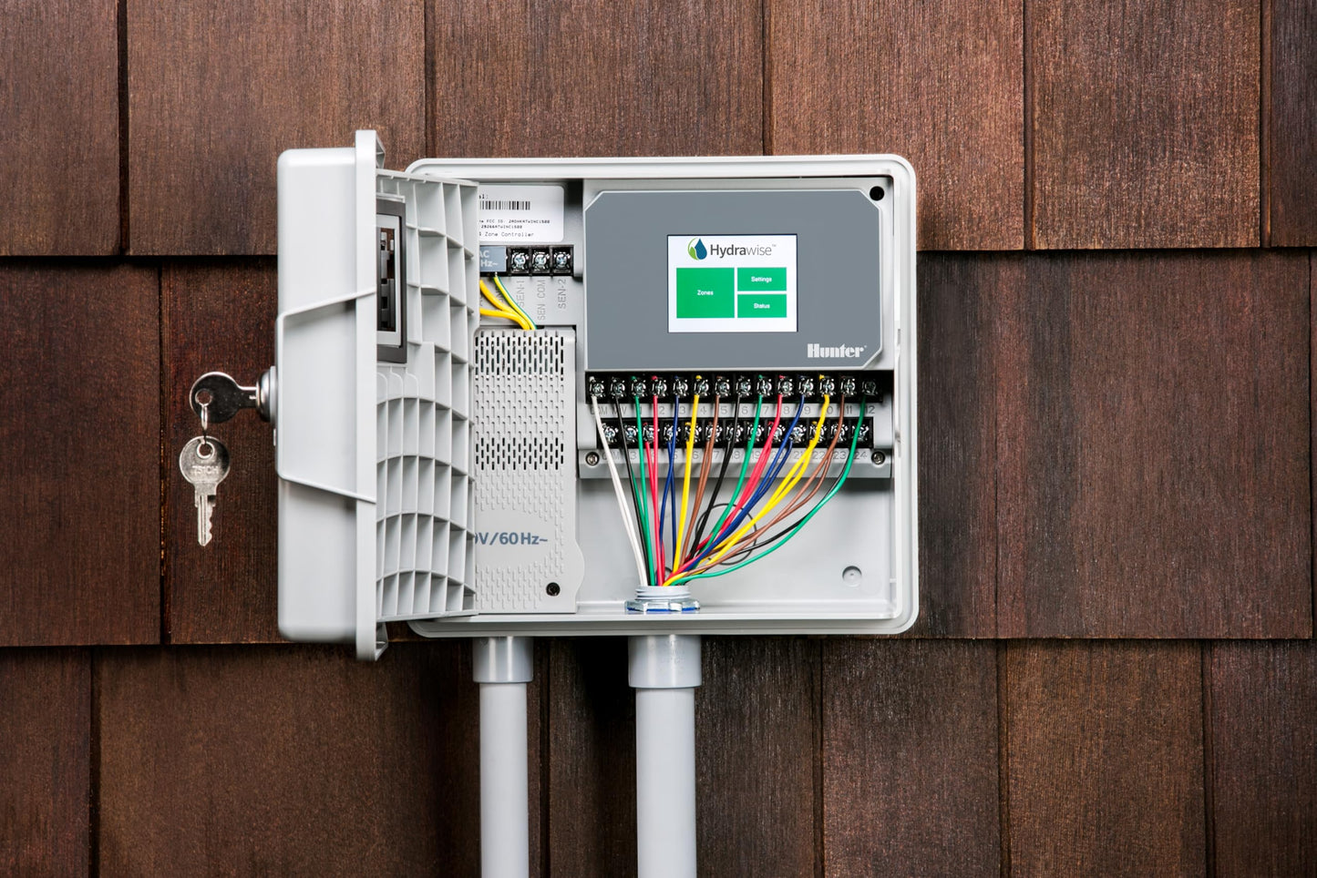 Hunter Hydrawise Pro-HC 24-Station WiFi Smart Sprinkler Controller, Outdoor Irrigation Timer, Weather-Based Watering System, Flow Sensor Ready