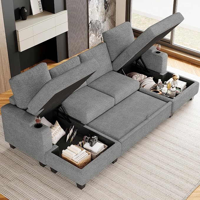 Belffin Sectional Storage Chaise Module
