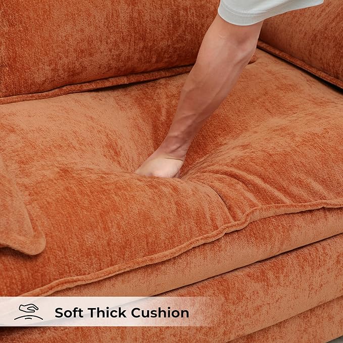 Oversized Accent Chair, Modern Upholstered Armchair Cloud Sofa Chair