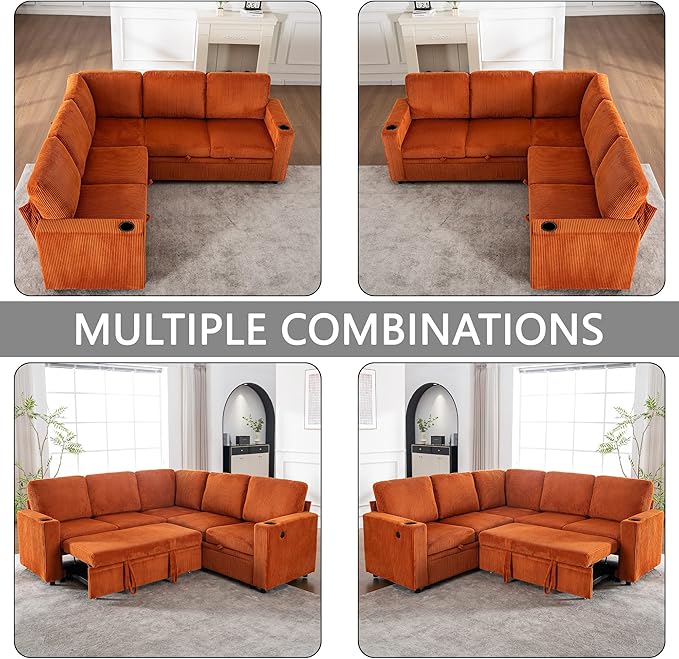 Modular Sectional Sleeper Sofa