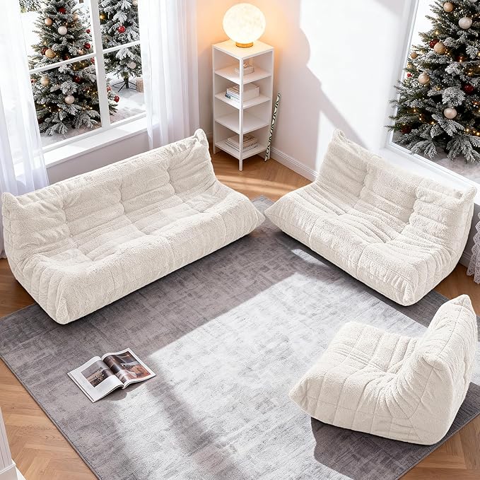 Bean Bag Loveseat Chair Big Sofa Beanbag Chair