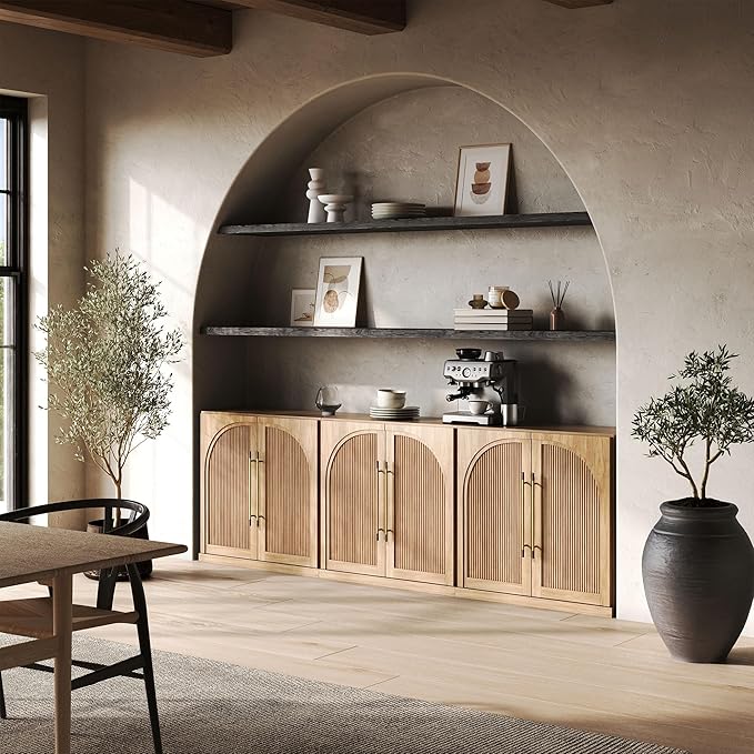 BELLEZE Set of 3 Modular Sideboard