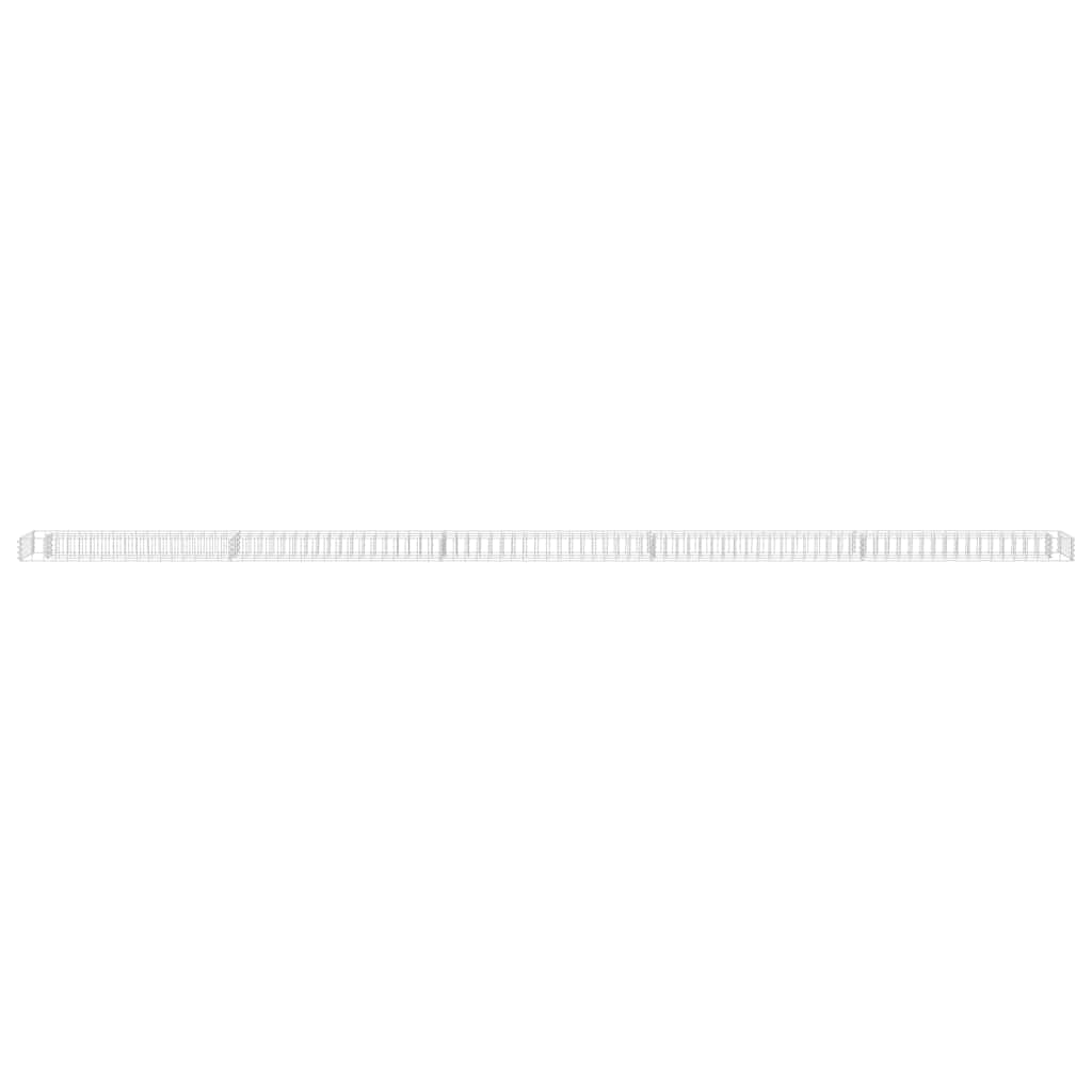 Gabion Raised Bed Silver Galvanized Steel Large Sturdy, Gardening, Pots & Planters, 145644