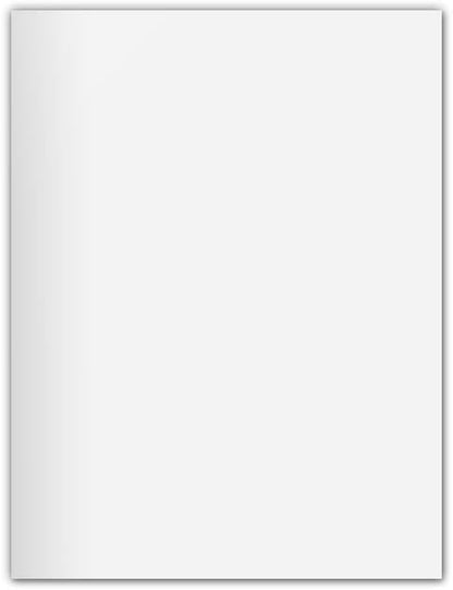JAM PAPER Custom Printed Semi-Gloss Folders with Round Corner Pockets - Personalized Logo & Text - 12pt C1S - White - 100/Pack