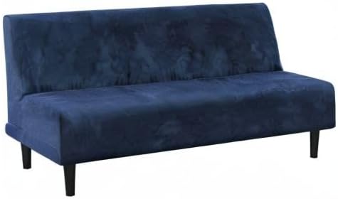 H.VERSAILTEX Real Velvet Futon Cover Armless Sofa Covers Sofa Bed Covers