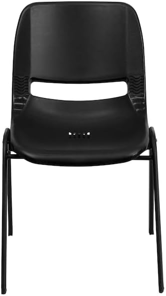 Flash Furniture HERCULES Series 440 lb. Capacity Kid's Black Ergonomic Shell