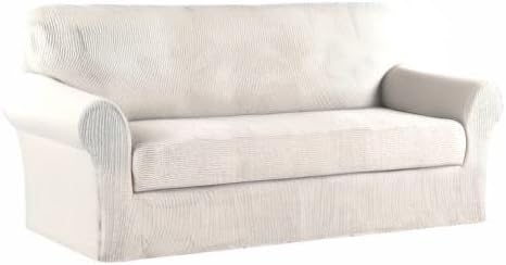 Turquoize Stretch Sofa Slipcover 2 Pieces Sofa Cover Couch Cover
