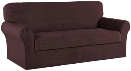 Turquoize Stretch Sofa Slipcover 2 Pieces Sofa Cover Couch Cover