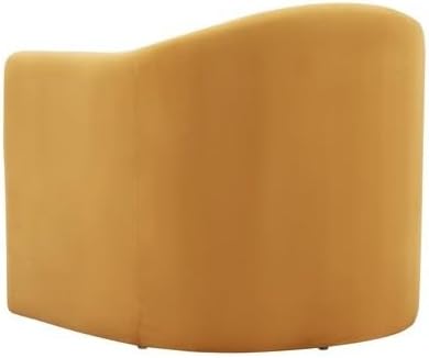 SAFAVIEH Couture Collection Laylette Pumpkin Velvet Accent Chair