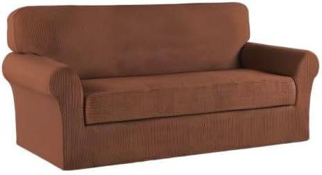 Turquoize Stretch Sofa Slipcover 2 Pieces Sofa Cover Couch Cover