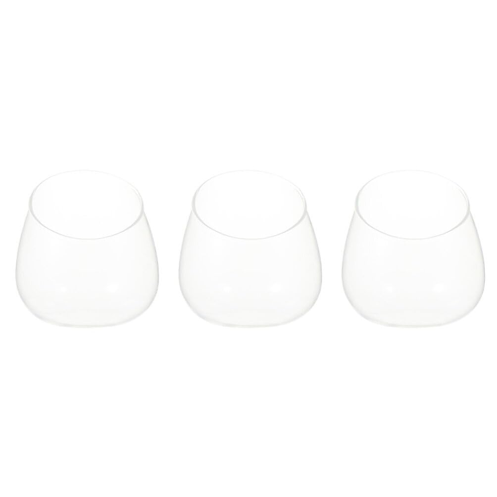 GANAZONO Landscape Bottle Decoration 3 Pack Glass Vase for Plants Miniature Ornament