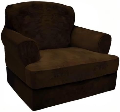CUCRAF T Cushion Sofa Cover 2 Piece Armchair Slipcovers, Soft Thick Velvet