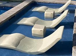 Aqua Outdoors- in-Pool Chaise Lounger