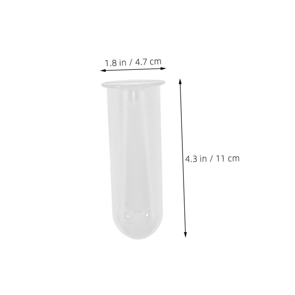 BESPORTBLE 5pcs Glass Test Tube Vases Set Hydroponic Plant Vase for Balcony Flower Preservation Plant Terrarium Indoor Planter