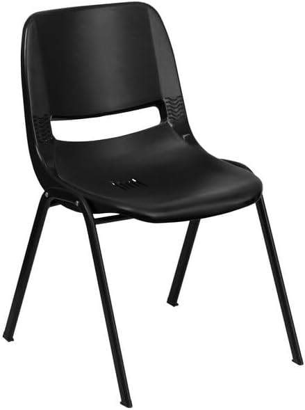 Flash Furniture HERCULES Series 440 lb. Capacity Kid's Black Ergonomic Shell