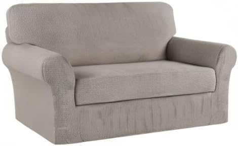 Turquoize Stretch Sofa Slipcover 2 Pieces Sofa Cover Couch Cover