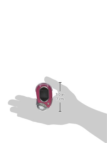 Pedusa PE-771 Tri-Axis Multi-Function Pocket Pedometer (Pink with Holster/Belt Clip)