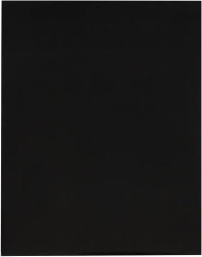 JAM PAPER Custom Printed Semi-Gloss Folders with Round Corner Pockets - Personalized Logo & Text - 10 pt C2S - Black - 100/Pack