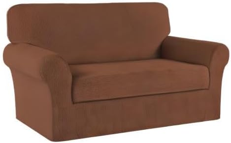 Turquoize Stretch Sofa Slipcover 2 Pieces Sofa Cover Couch Cover