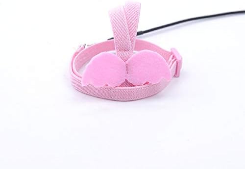 Bird Harness Parrot Leash -Adjustable Outdoor Flying Kit for Parrot Budgie Lovebird Cockatiel Macaw Parakeet (Pink,L)