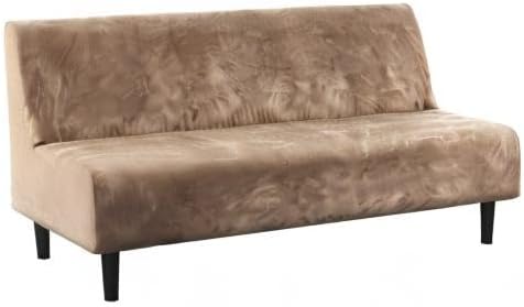 H.VERSAILTEX Real Velvet Futon Cover Armless Sofa Covers Sofa Bed Covers