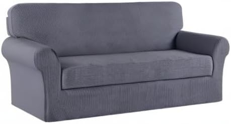 Turquoize Stretch Sofa Slipcover 2 Pieces Sofa Cover Couch Cover