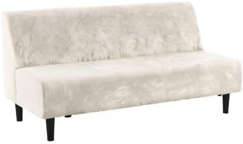 H.VERSAILTEX Real Futon Cover Armless Sofa Covers Sofa Bed Covers Stretch Futon