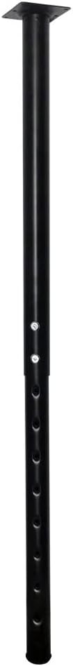 QLLY Adjustable Metal Table Leg, 24-40 inch, Home Office DIY Desk Leg,