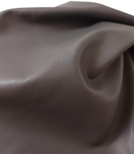 NAT Leathers, Dark Gray Soft Faux Vegan Leather PU {Peta Approved Vegan}