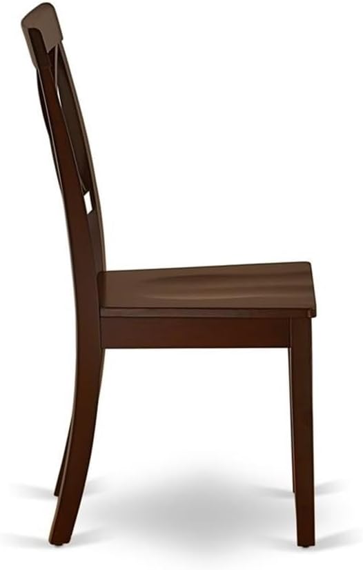 East West Furniture BOC-MAH-W Boston Dining Chairs