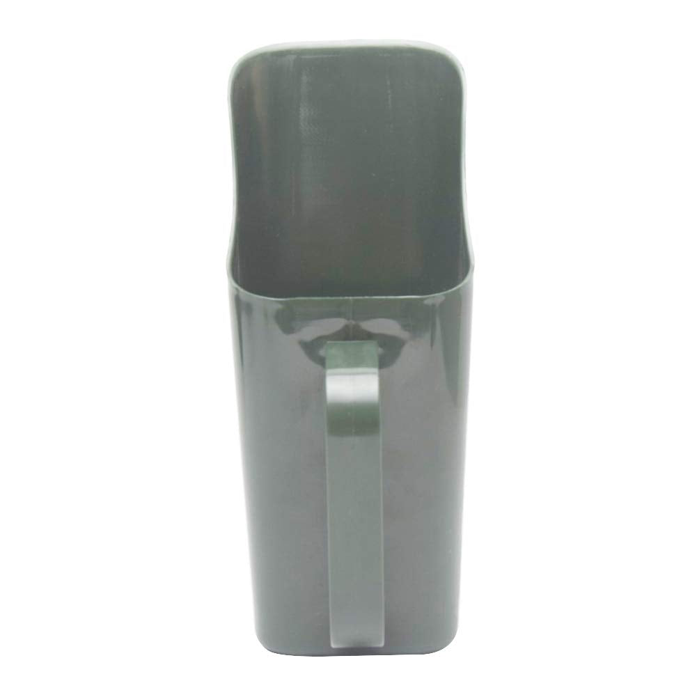 Garden Plastic Shovel, Garden Tool Bucket Shovel, Cultivation Bucket Scoop Sieve Multi Function Spoon Rush Potted Plant Wear Resistant Digging Tool for Flower Vegetable, Plants Care(Color:Green)