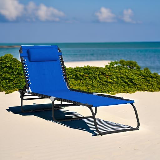 Outsunny Folding Chaise Lounge Chair, Patio Sun Tanning Chair, Outdoor Chaise