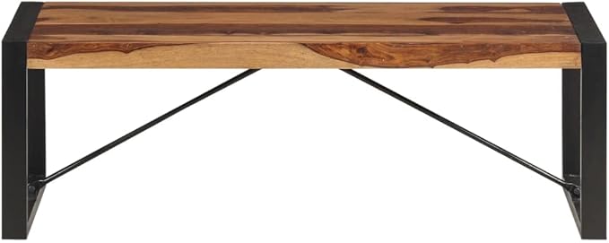 Coffee Table 47.2"x23.6"x15.7" Solid Sheesham Wood, End Tables, Living Table