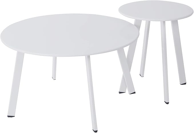 Patio Outdoor Coffee Table Set of 2
