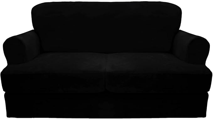 CUCRAF Cushion Sofa Cover 3 Piece Slipcovers, Soft Thick Velvet Couch Cover