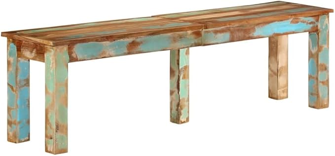 vidaXL Bench 160x35x46 cm Solid Reclaimed Wood