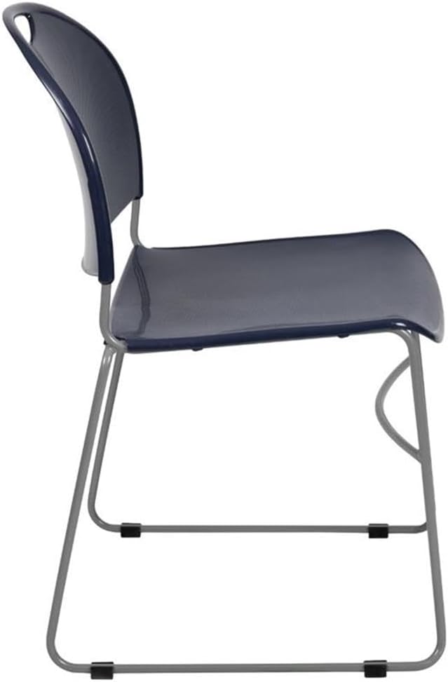 Flash Furniture HERCULES Series 880 lb. Capacity Navy Ultra-Compact Stack Chair