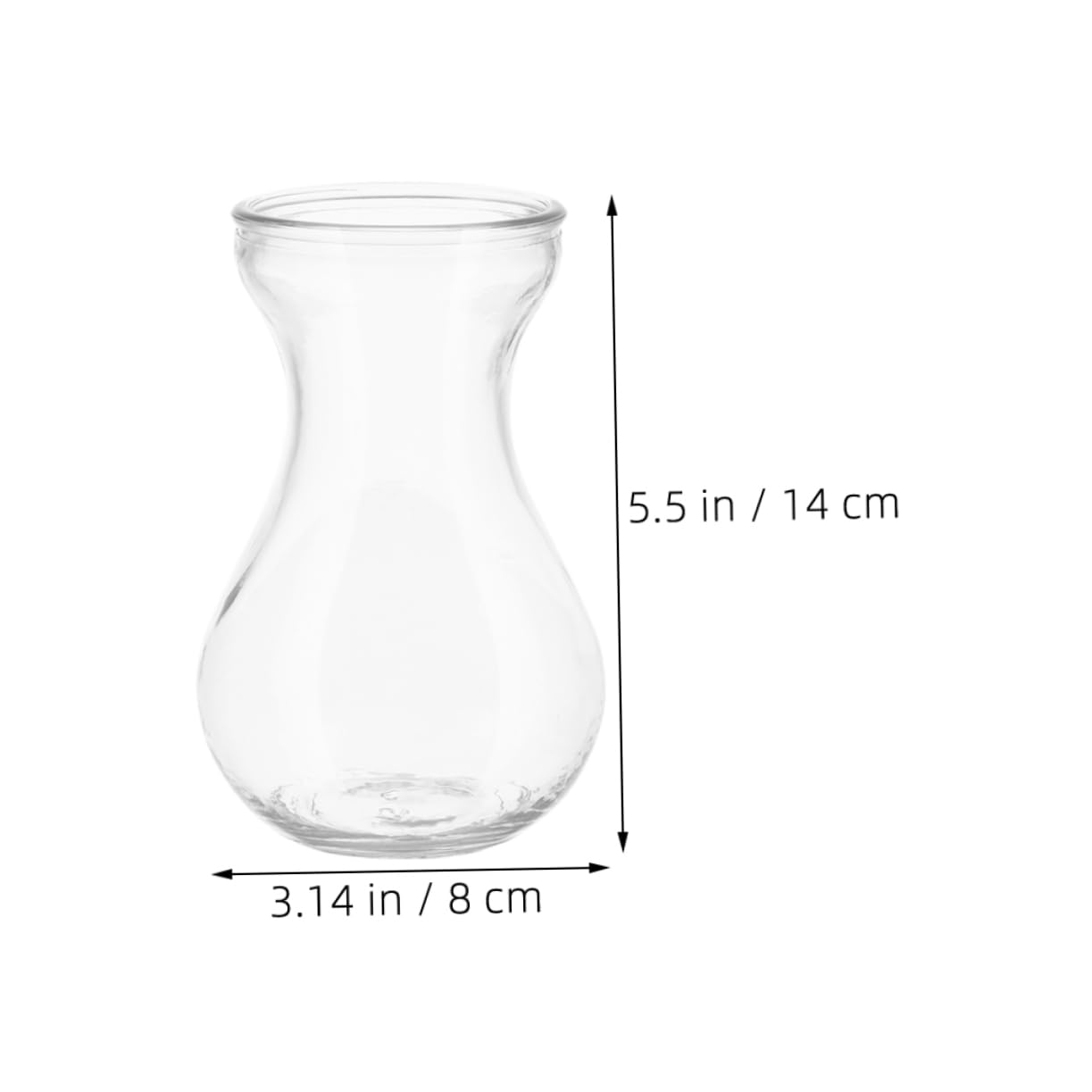 Hemobllo 5Pcs Desktop Glass Planter Decorative Vases for Home Office Unique Terrarium Design for Flower Arrangement Plant Display for Tabletop Shelf Decor