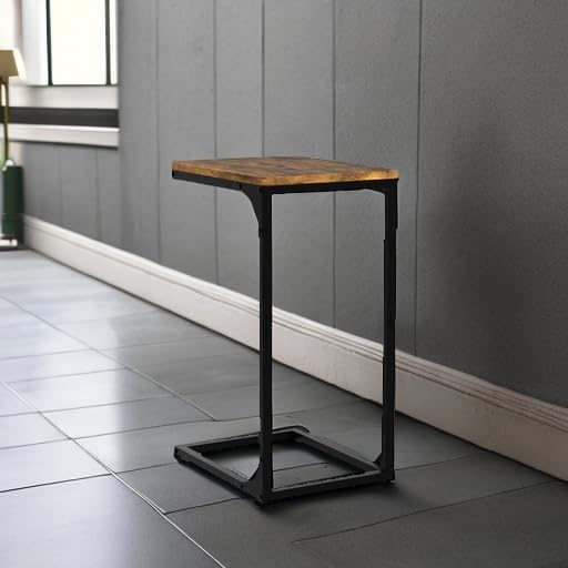 QEEIG C Table Side Table Set of 2 Living Room Sets C Shaped Couch Tray End