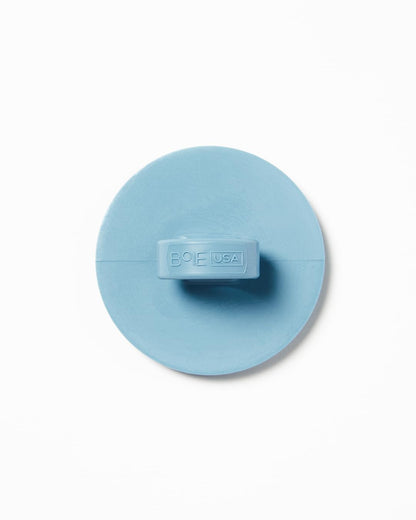 Boie USA Face Scrubber - Handheld Facial Tool, Deep Cleansing Exfoliating Facial Brush. Fights Acne with Gentle, Silicone-Like Bristles, Long Lasting, & Hypoallergenic (Blue)