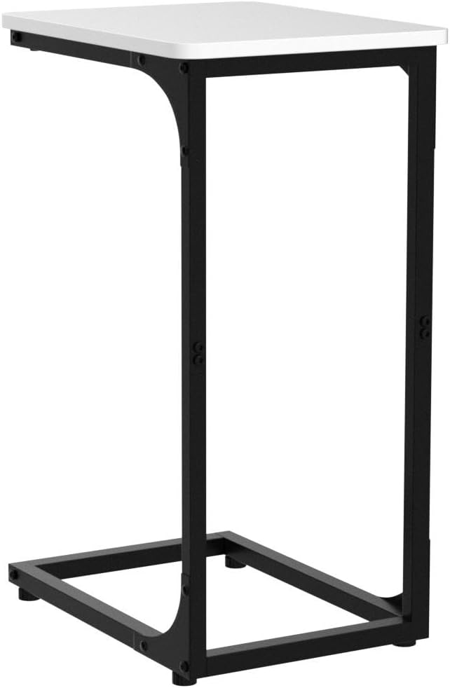QEEIG C Table Side Table Set of 2 Living Room Sets C Shaped Couch Tray End