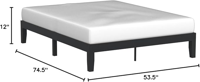 Mellow Naturalista Classic 12 Inch Solid Wood Platform Bed