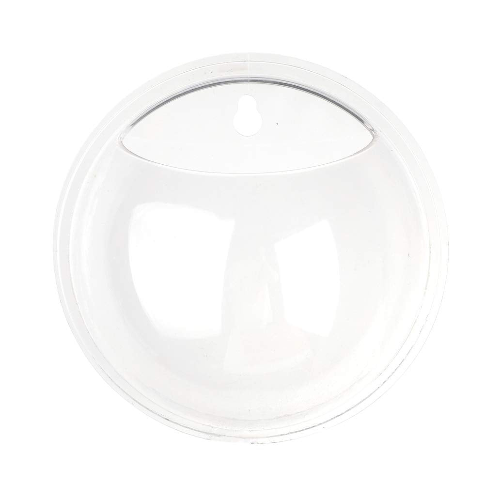 Firlar Clear Wall Hanging Plant Terrarium, 2 Pcs Acrylic Wall-Mounted Plant Pot Fish Tank Globe Flower Vase Terrarium Container Air Plant Holder Wall Hanging Bowl for Air Plants Succulents Fish