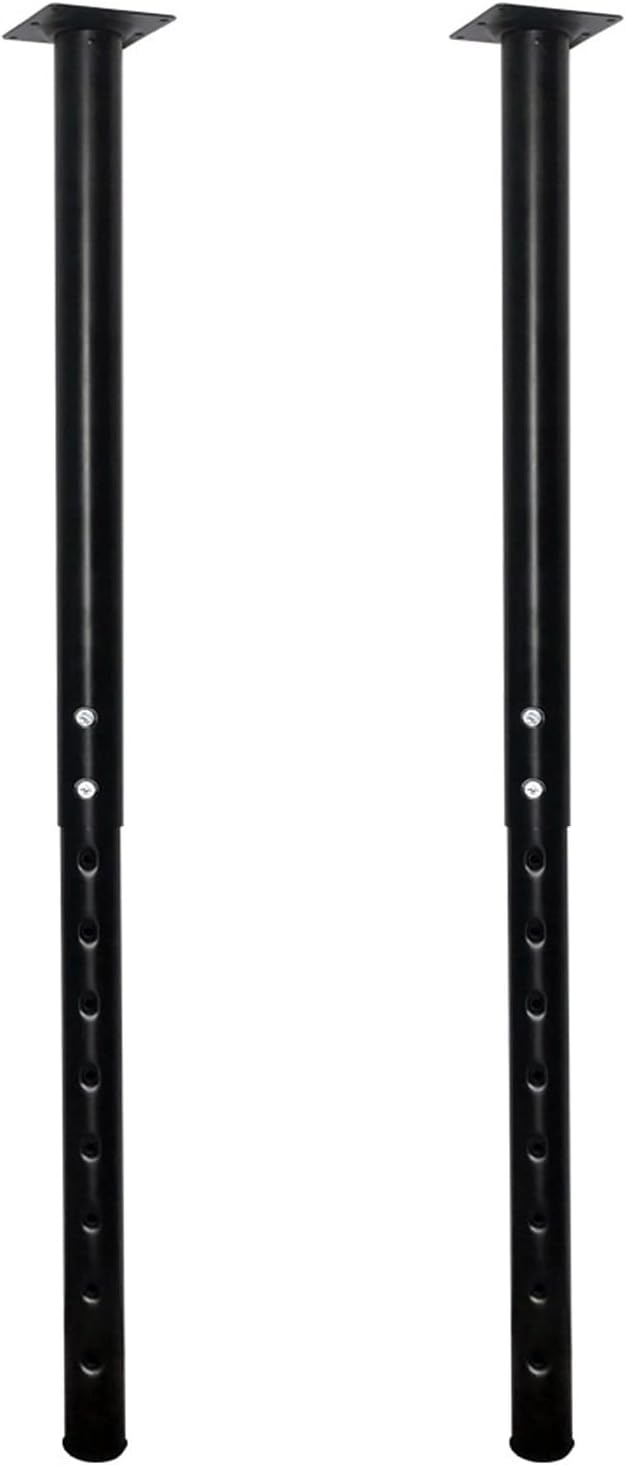 QLLY 24-40 inch Adjustable Metal Table Legs, Heavy Duty DIY Desk Legs